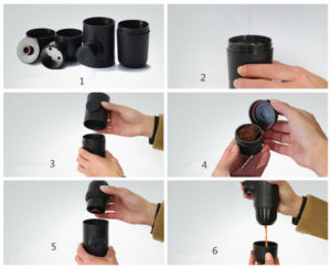 Mini Cafetière Manuel Portale pour Espresso 2