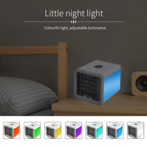 Mini Climatiseur Portable avec Lumières LED