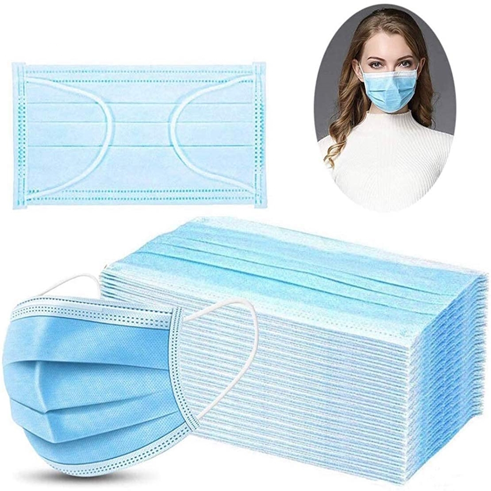 Masque jetable anti-grippe anti-poussière anti-pollution Masque anti-allergie et particules