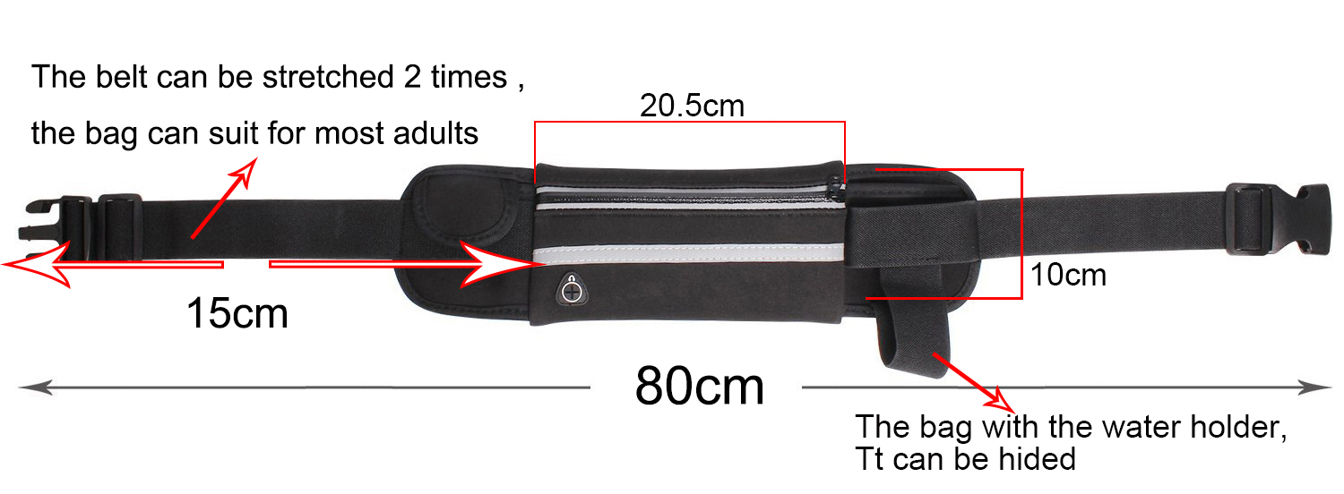 YUYU taille sac ceinture sac en cours d'exécution taille sac sport Portable sac de sport tenir l'eau cyclisme téléphone sac étanche femmes ceinture de course