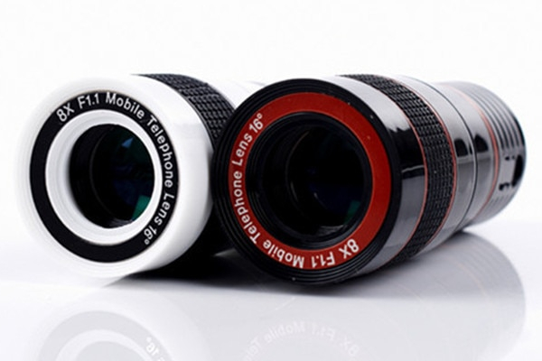 Sans frontières universel 8X 12X Zoom optique téléphone télescope Portable téléphone Portable téléobjectif caméra objectif pour Iphone HUAWEI XaioMi