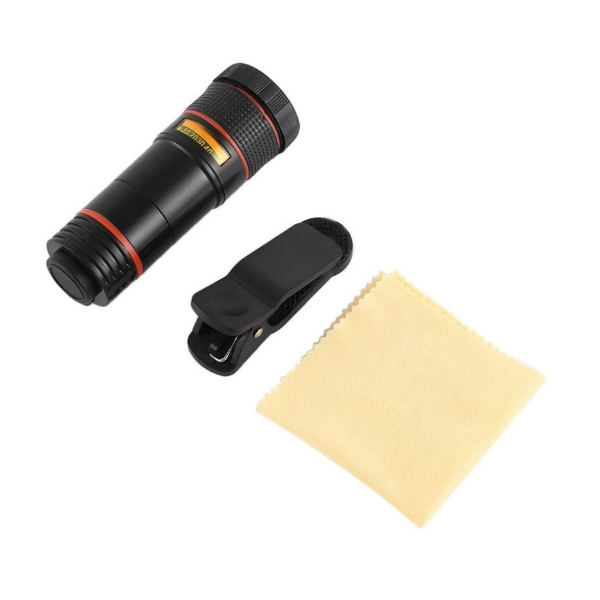 Sans frontières universel 8X 12X Zoom optique téléphone télescope Portable téléphone Portable téléobjectif caméra objectif pour Iphone HUAWEI XaioMi