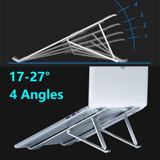 Support d'Ordinateur portable Réglable en Aluminium Ultra-mince