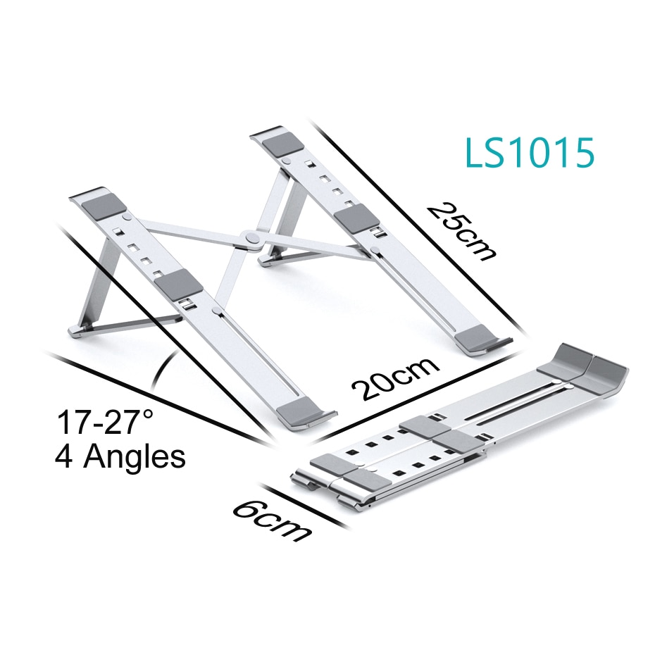 Support d'Ordinateur portable Réglable en Aluminium Ultra-mince