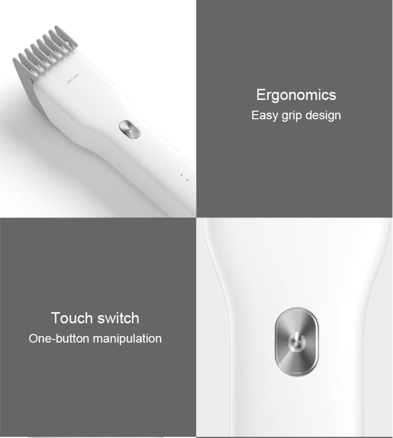 Tondeuse Xiaomi électrique USB à charge rapide pour cheveux et barbes