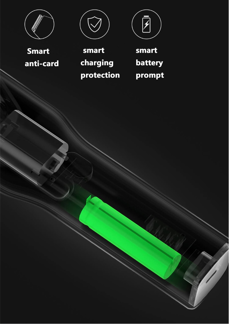 Tondeuse Xiaomi électrique USB à charge rapide pour cheveux et barbes