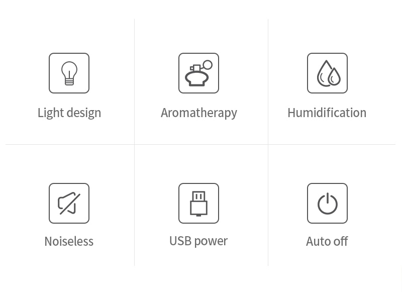 Humidificateur aromathérapie à LED ultrasonique Télécommandé