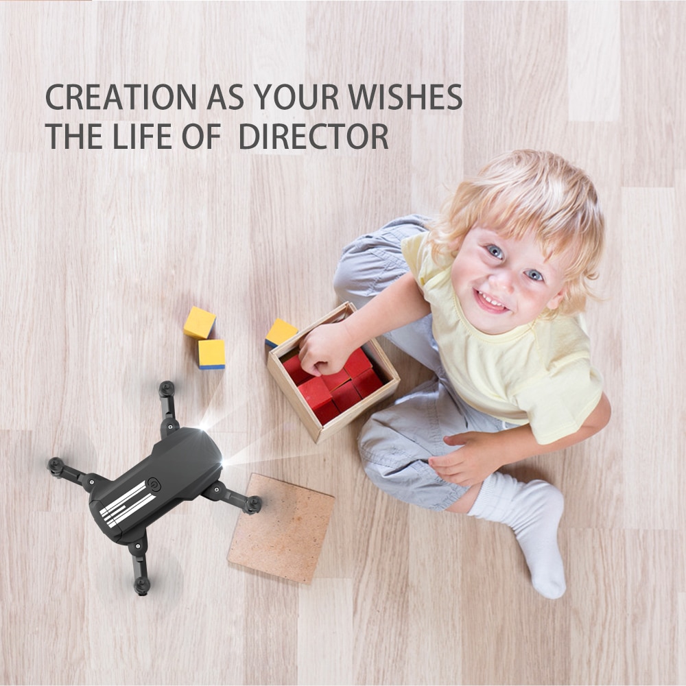 Mini Drone 4K 1080P HD WiFi Pliable quadrirotor Maintien d'altitude