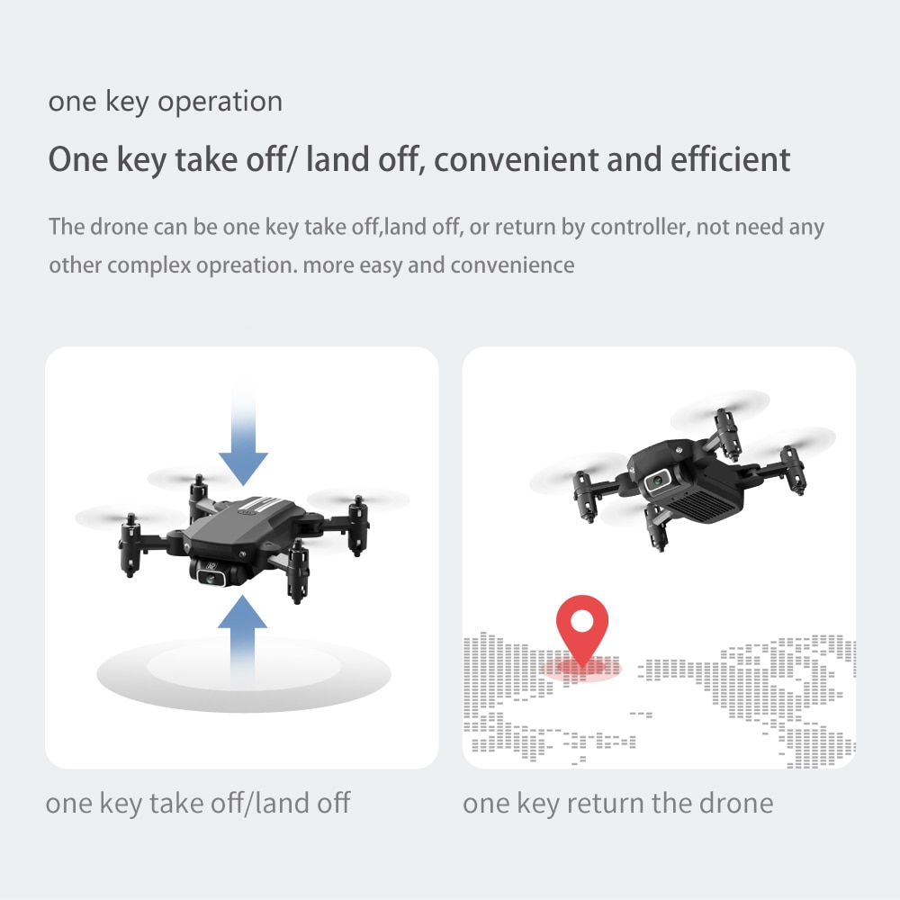 Mini Drone 4K 1080P HD WiFi Pliable quadrirotor Maintien d'altitude