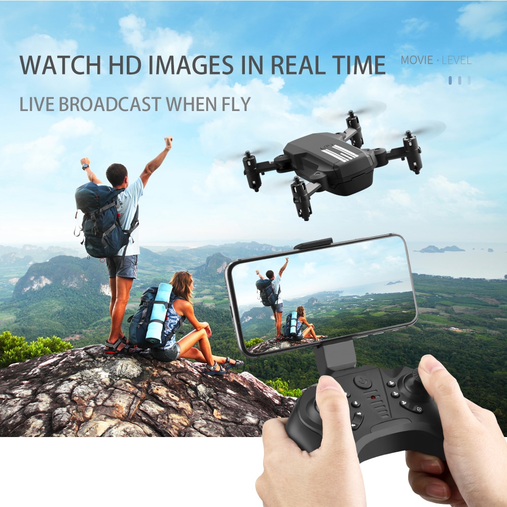 Mini Drone 4K 1080P HD WiFi Pliable quadrirotor Maintien d'altitude