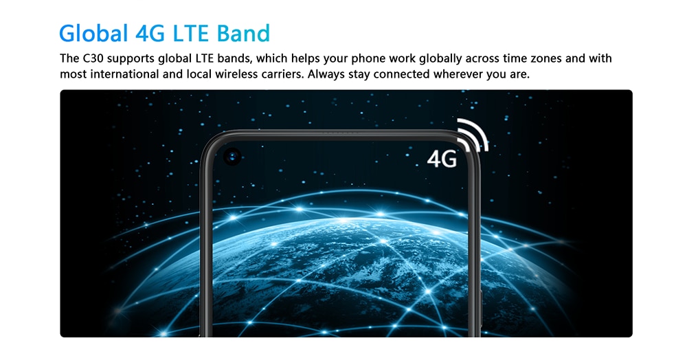 Cubot C30 Quad caméra 48MP+32MP 8GB + 256GB Version Global