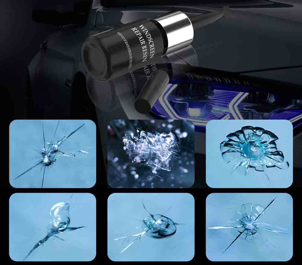 Liquide de réparation des rayures pour pare-brise