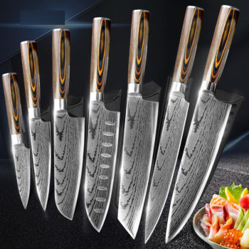 Couteaux de cuisine de Chef japonais 7CR17 440C parmi les 8 articles essentiels dont chaque maison a besoin