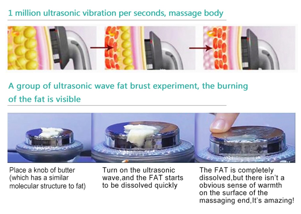 Masseur brûleur de graisse amincissant à ultrasons infrarouge