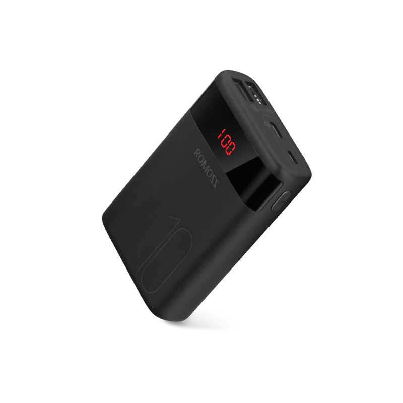 ROMOSS – Powerbank 10000mAh Ares 10, batterie externe d'alimentation avec double port USB