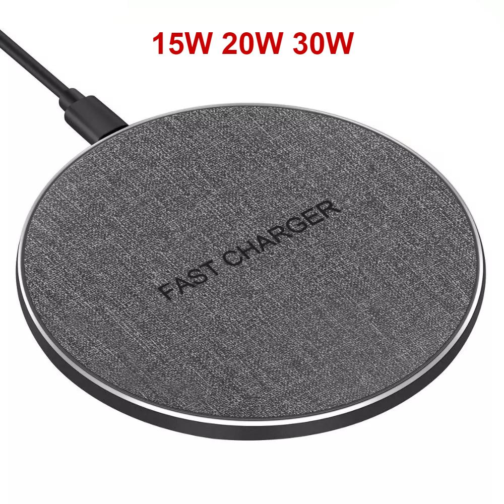 Chargeur sans fil à induction QI 30W 20W 15W