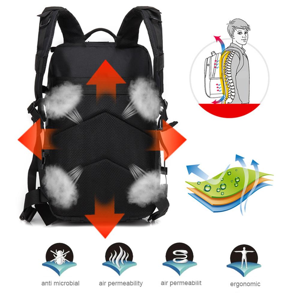 Sac à dos tactique militaire grande capacité 50L